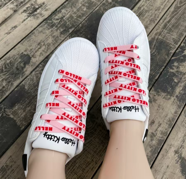 Giay Adidas Superstar x Hello Kitty 'White Multi' GW7168