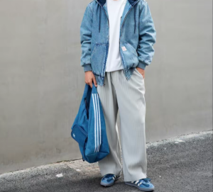 Giay Adidas Gazelle Indoor 'Navy White' ID1008