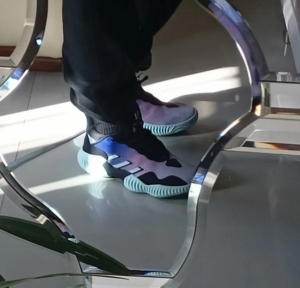 Giay Adidas Court Vision 3 'Black Blue Pink' GV9929