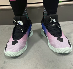Giay Adidas Court Vision 3 'Black Blue Pink' GV9929