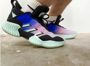 Giay Adidas Court Vision 3 'Black Blue Pink' GV9929