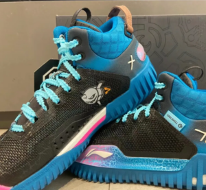 Giay Lining BadFive 3 X League of Legends 'Black Blue' ABFT025-4