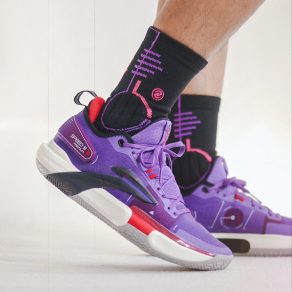 Giay Lining Speed 9 Premium 'Purple Black' ABAS071-3