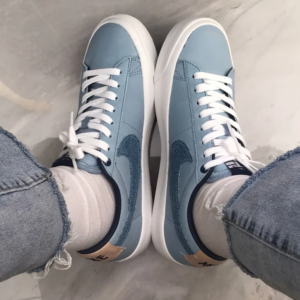Giay Nike Blazer Low GT SB 'Light Denim' DM8890-100