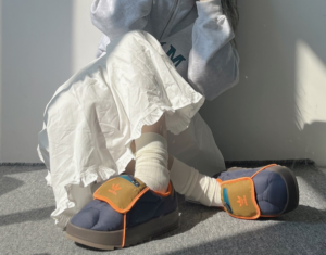 Giay Adidas Originals Puffylette 'Navy' IF3956