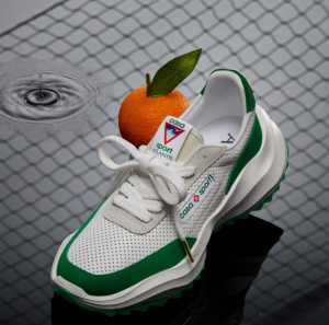 Giay Casablanca Atlantis Tennis Sneaker 'White Green' AF22-SNK-001-03