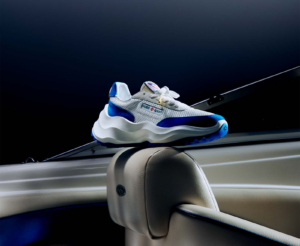 Giay Casablanca Atlantis Sneaker 'White Blue' AF22-SNK-001-05