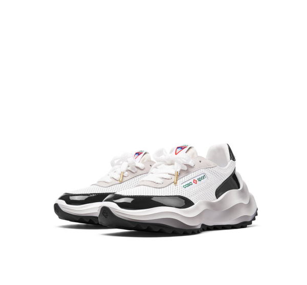 Giay Casablanca Atlantis Sneaker 'White Black' AF23-SNK-019W-01