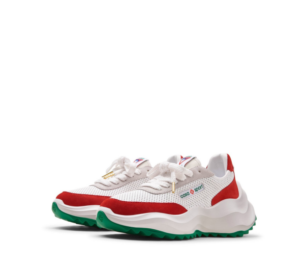 Giay Casablanca Atlantis Sneaker 'White Red' AF22-SNK-001-04