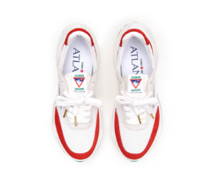 Giay Casablanca Atlantis Sneaker 'White Red' AF22-SNK-002-04