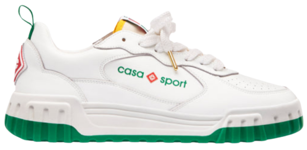 Giay Casablanca The Court Sneaker 'White Green' AF23-SNK-017W-01