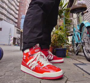 Giay Adidas Forum 84 High 'Patent Red White' GY6973