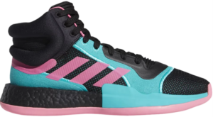 Giay Adidas Marquee Boost 'Black Shock Pink Aqua' EH2373