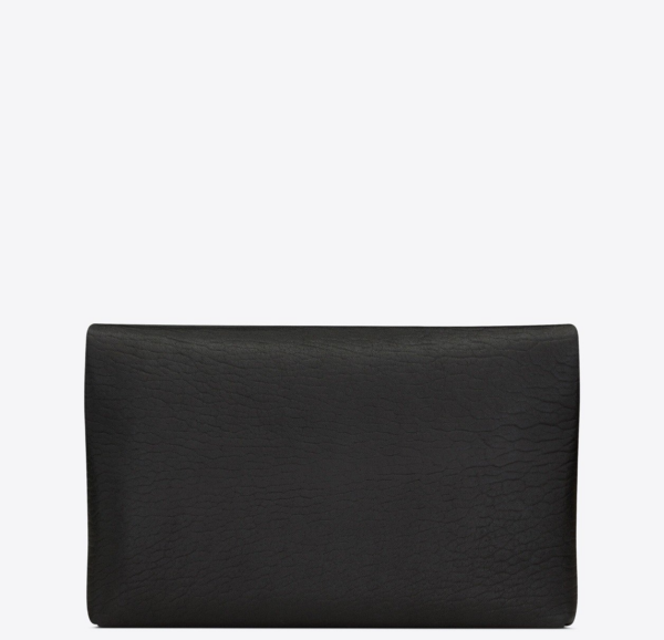 Tui Saint Laurent Cassandre Large Envelope Pouch In Lambskin 'Black' 769307AACYT1000