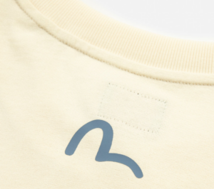 Ao Evisu Kumadori Daruma Print Regular Fit 'Cream' 2EAHTM3TS1102XXCT