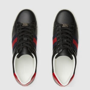 Giay Gucci Ace Sneaker With Web 'Black' 757892-AACAG-1096