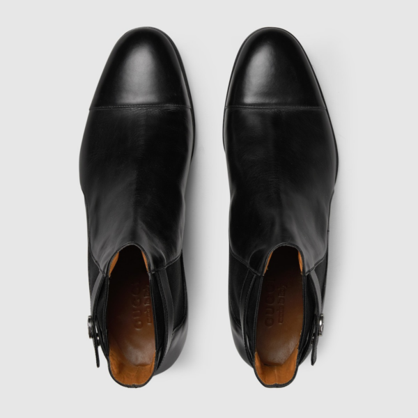 ‎Giay Gucci Blondie Ankle Boot 'Black' 757777-06F80-1000