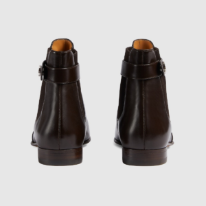 Giay Gucci Blondie Ankle Boot 'Brown' 757777-06F80-2140