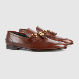Giay Gucci Jordaan Loafer Leather 'Brown' 758068-AACRW-2103