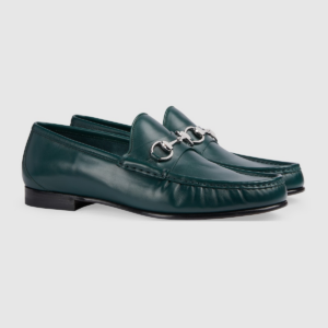 Giay Gucci Loafer With Horsebit 'Dark Green' 757769-AACFG-3154