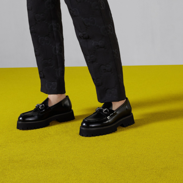 Giay Gucci Loafer With Horsebit 'Black' 764211-DS800-1000