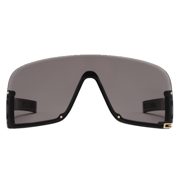 Kinh Gucci Mask Shaped Frame Sunglasses 'Shiny Black' 770792-J1691-1012