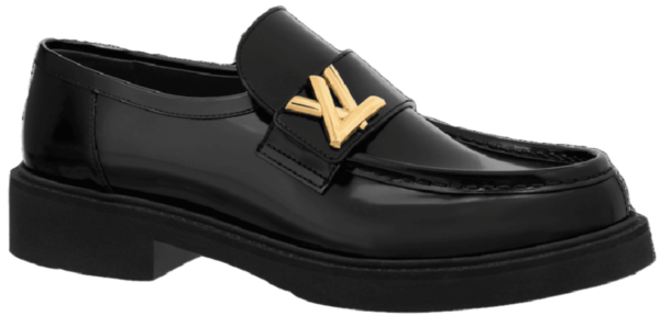 Giay Louis Vuitton Academy Flat Loafer 'Black' 1ABPBT