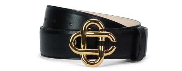 That Lung Casablanca CC Logo Buckle 'Black' AS23-ACC-014-01