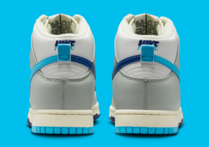 Giay Nike Dunk High SE GS 'Split Grey Blue' FN7995-100