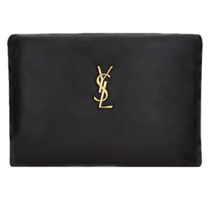 Tui Saint Laurent Calypso Small Pouch In Lambskin 'Black' 765025AACX71000