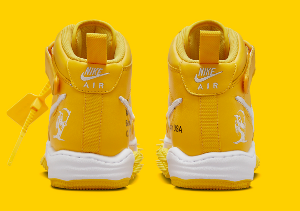 Giay Nike Air Force 1 Mid SP 'Off White Varsity Maize' DR0500-101