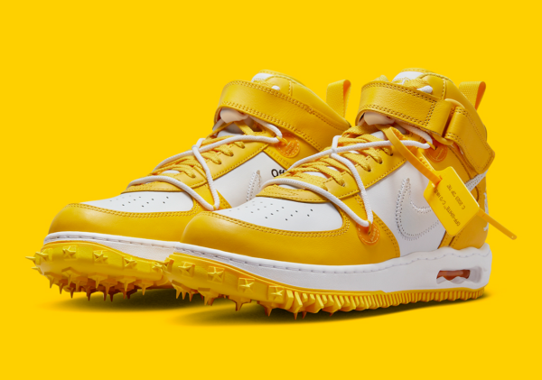 Giay Nike Air Force 1 Mid SP 'Off White Varsity Maize' DR0500-101
