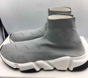 Giay Balenciaga Speed Trainer 'Grey Logo' 512527W06501224