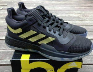 Giay Adidas Marquee Boost Low 'Black Gold' EE8572