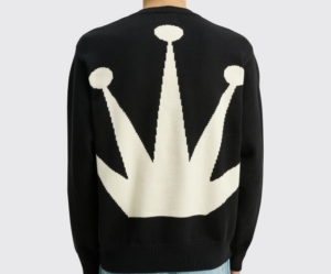 Ao Stussy Bent Crown Knit Sweater 'Black'