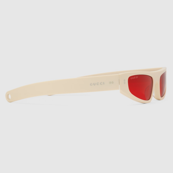 Kinh Gucci Cat Eye Frame Sunglasses 'Shiny Ivory' 769797-J0740-9264