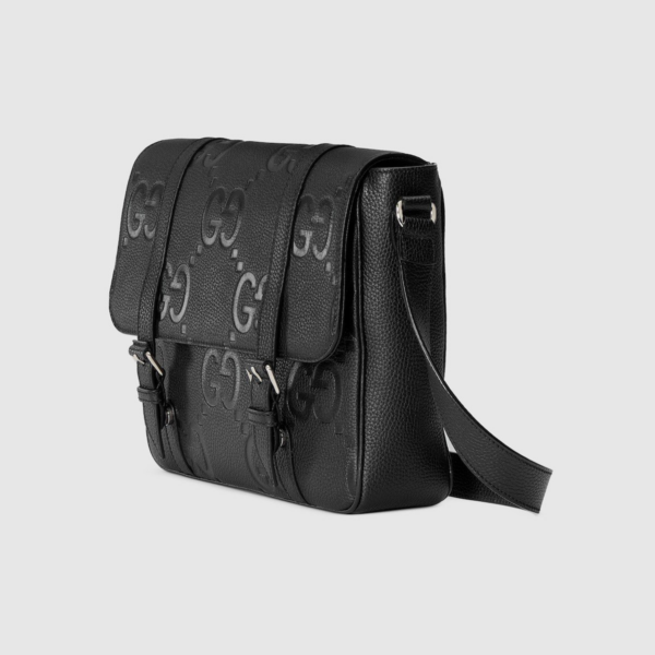Tui Gucci Jumbo GG Medium Messenger Bag 'Black' 760234-AABY0-1000
