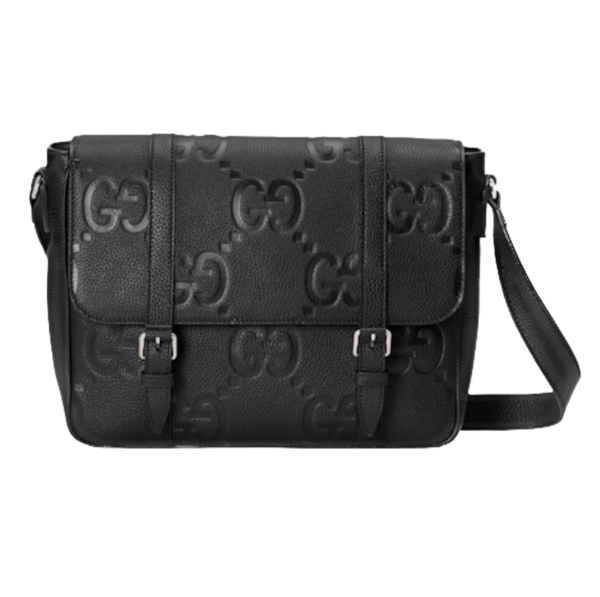 Tui Gucci Jumbo GG Medium Messenger Bag 'Black' 760234-AABY0-1000