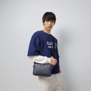 Tui Nam Gucci Ophidia GG Shoulder Bag 'Blue Black' 699439-UULHK-8441