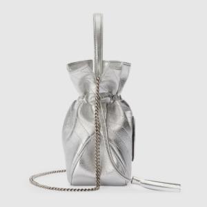 Tui Gucci Blondie Mini Bucket Bag 'Silver' 760313-AACT3-8106