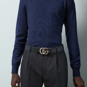 That Lung Gucci GG Marmont Reversible Belt 'Dark Blue' 627055-FACJT-8441