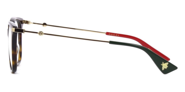 Kinh Gucci Eyeglasses 'Havana Gold' GG0110O-002