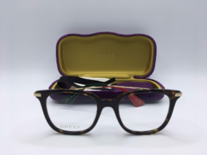 Kinh Gucci Eyeglasses 'Havana Gold' GG0110O-002