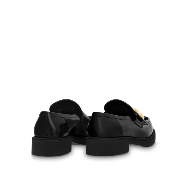 Giay Louis Vuitton Academy Flat Loafer 'Black' 1ABPBT