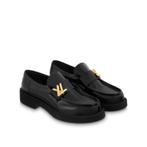 Giay Louis Vuitton Academy Flat Loafer 'Black' 1ABPBT