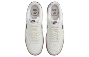 Giay Nike Court Vision Low Shoes 'Sail Light Brown White Black' FQ8075-133