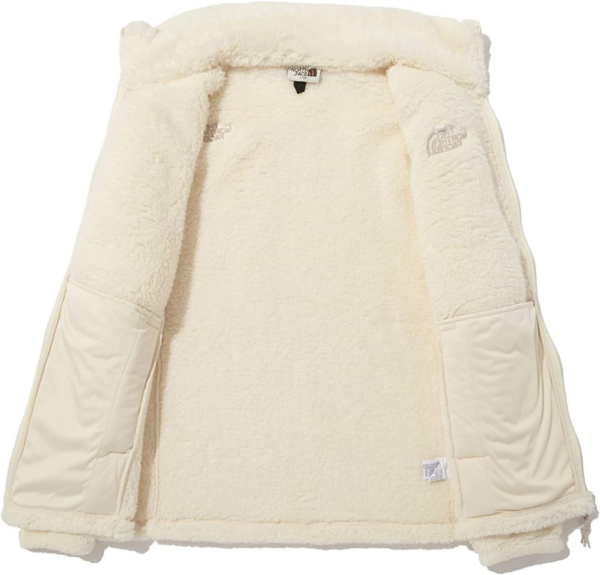 Ao The North Face Comfy Flex Zip Up Fleece Jacket 'Cream' NJ4FN55L