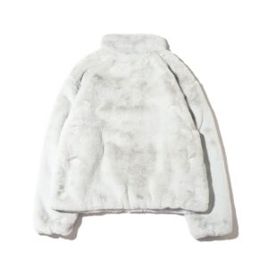 Ao Nike NSW Swoosh Faux Fur Jacket 'Blue White' DO3792-025