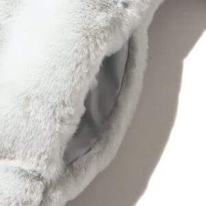 Ao Nike NSW Swoosh Faux Fur Jacket 'Blue White' DO3792-025