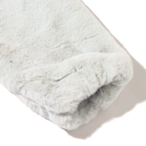 Ao Nike NSW Swoosh Faux Fur Jacket 'Blue White' DO3792-025